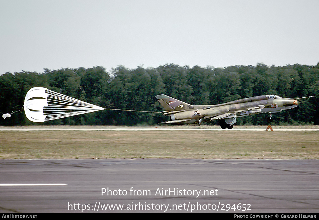 Aircraft Photo of 04 | Sukhoi Su-22M3 | Hungary - Air Force | AirHistory.net #294652