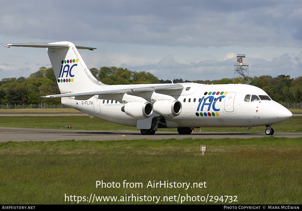 Aircraft Photo of G-FLTA | British Aerospace BAe-146-200 | IAC - Integrated Aviation Consortium | AirHistory.net #294732