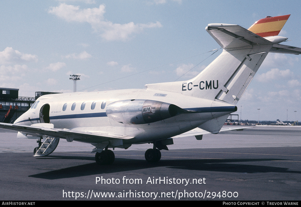 Aircraft Photo of EC-CMU | Hawker Siddeley HS-125-400A | AirHistory.net #294800