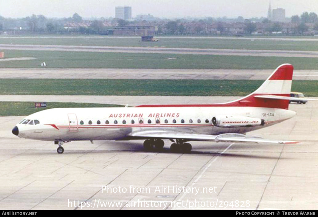 Aircraft Photo of OE-LCU | Sud SE-210 Caravelle VI-R | Austrian Airlines | AirHistory.net #294828