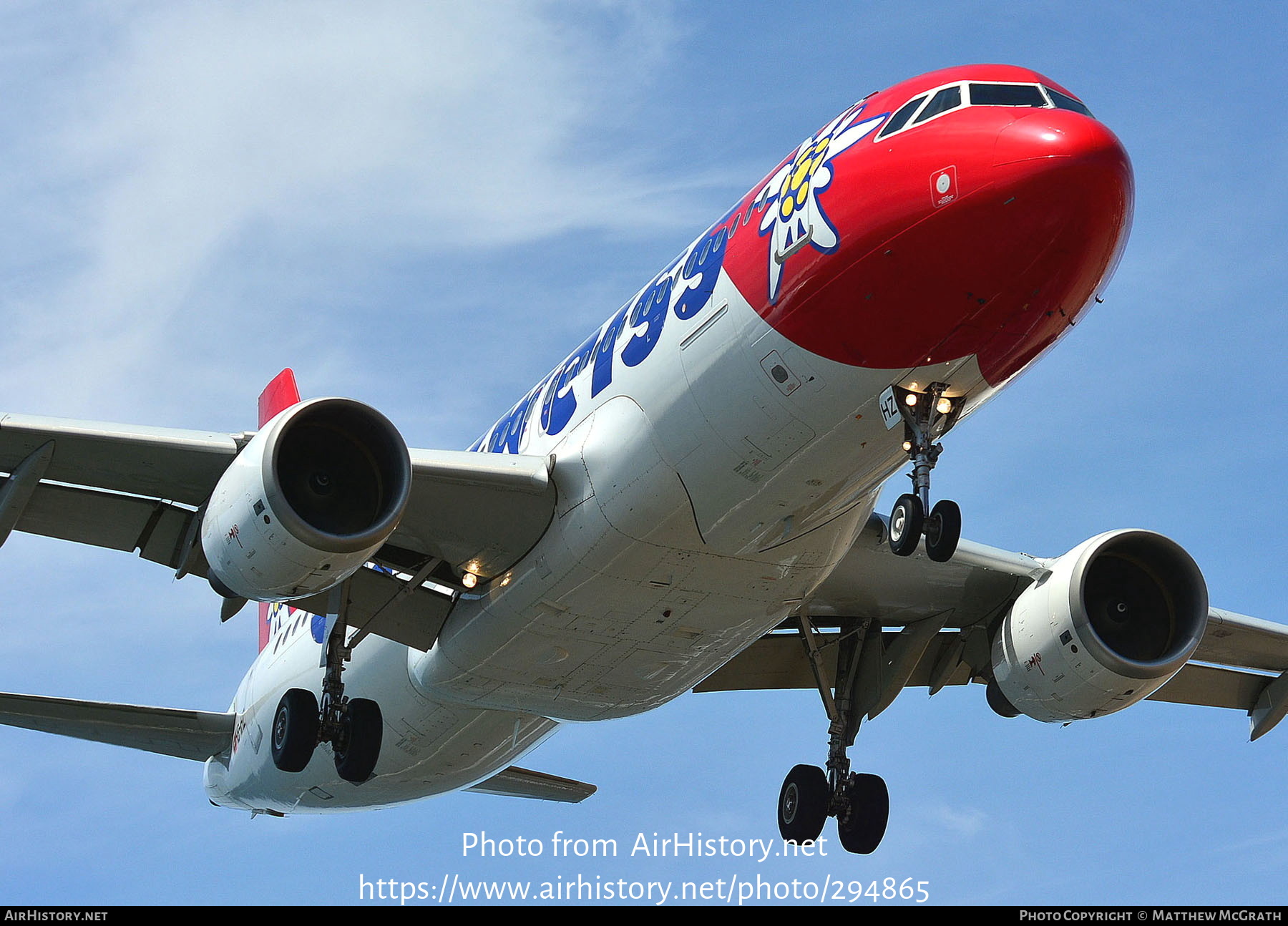 Aircraft Photo of HB-IHZ | Airbus A320-214 | Edelweiss Air | AirHistory.net #294865