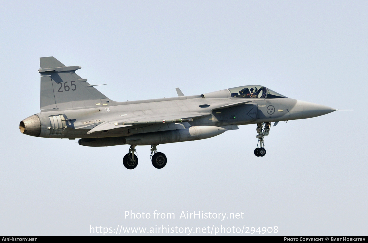 Aircraft Photo of 39265 | Saab JAS 39C Gripen | Sweden - Air Force | AirHistory.net #294908