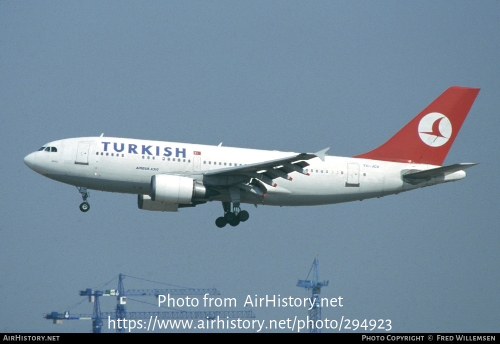 Aircraft Photo of TC-JCV | Airbus A310-304 | Turkish Airlines | AirHistory.net #294923