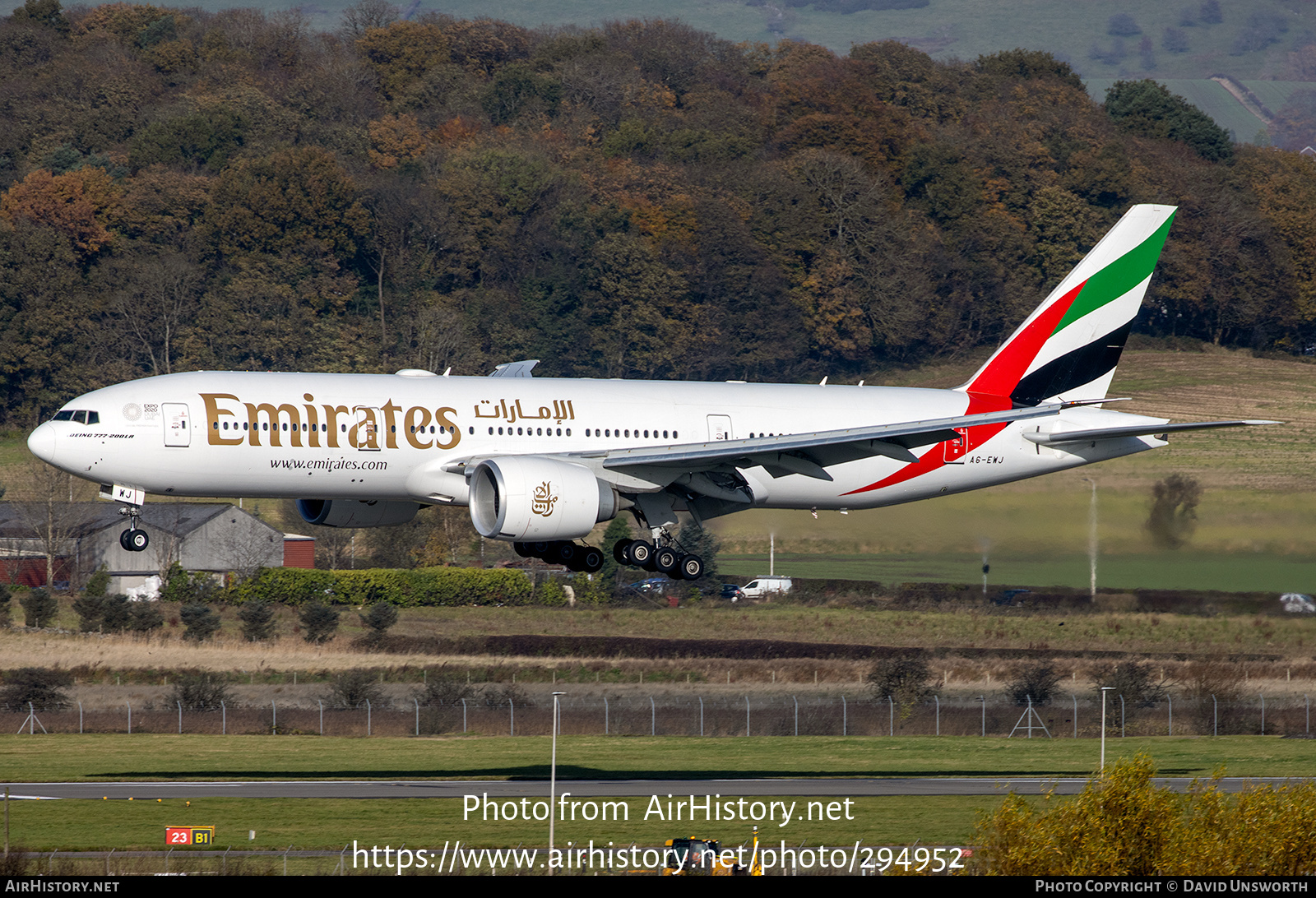 Aircraft Photo of A6-EWJ | Boeing 777-21H/LR | Emirates | AirHistory.net #294952