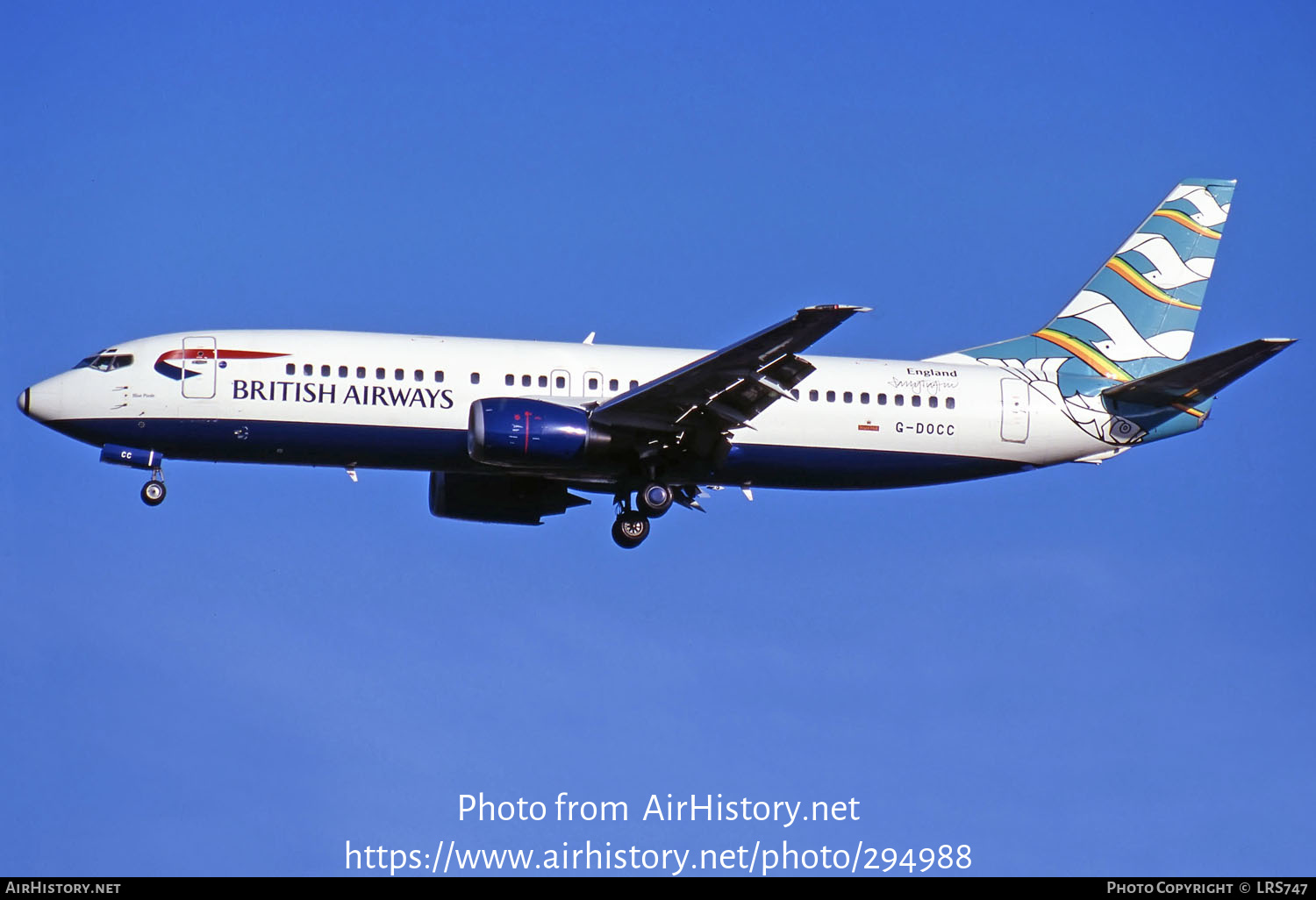 Aircraft Photo of G-DOCC | Boeing 737-436 | British Airways | AirHistory.net #294988