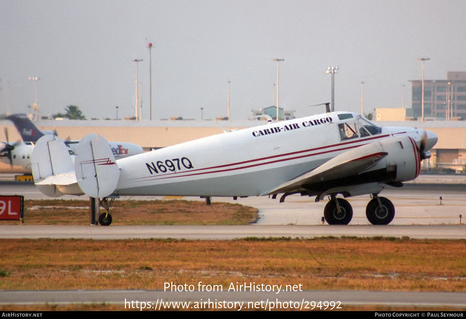 Aircraft Photo of N697Q | Beech G18S | Carib-Air Cargo | AirHistory.net #294992