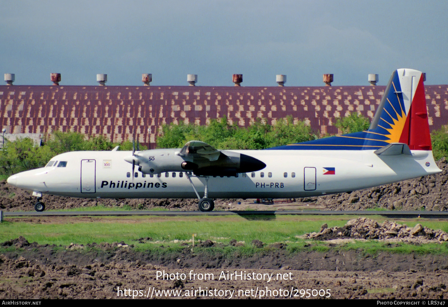 Aircraft Photo of PH-PRB | Fokker 50 | Philippine Airlines | AirHistory.net #295005