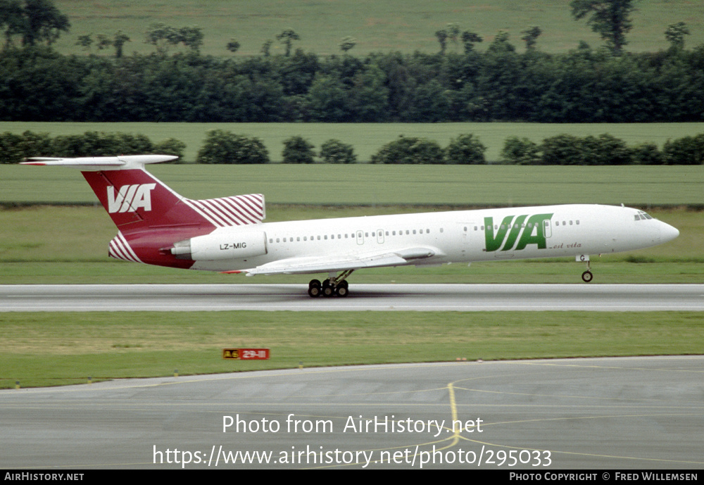 Aircraft Photo of LZ-MIG | Tupolev Tu-154M | VIA - Air VIA Bulgarian Airways | AirHistory.net #295033