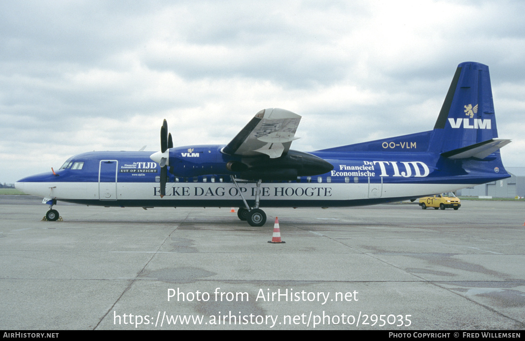 Aircraft Photo of OO-VLM | Fokker 50 | VLM Airlines | AirHistory.net #295035