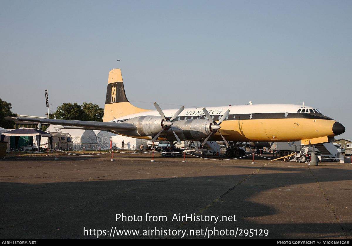 Aircraft Photo of G-AOVT | Bristol 175 Britannia 312 | Monarch Airlines | AirHistory.net #295129