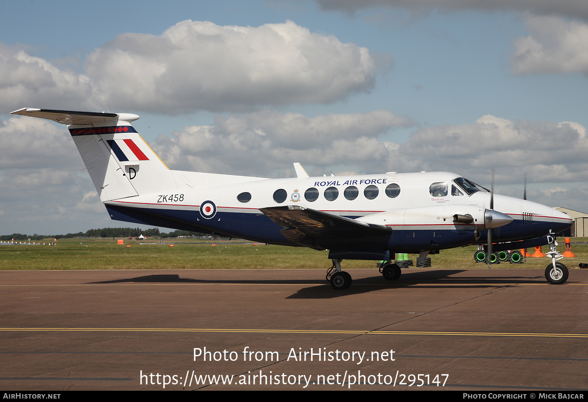 Aircraft Photo of ZK458 | Hawker Beechcraft B200GT King Air | UK - Air Force | AirHistory.net #295147