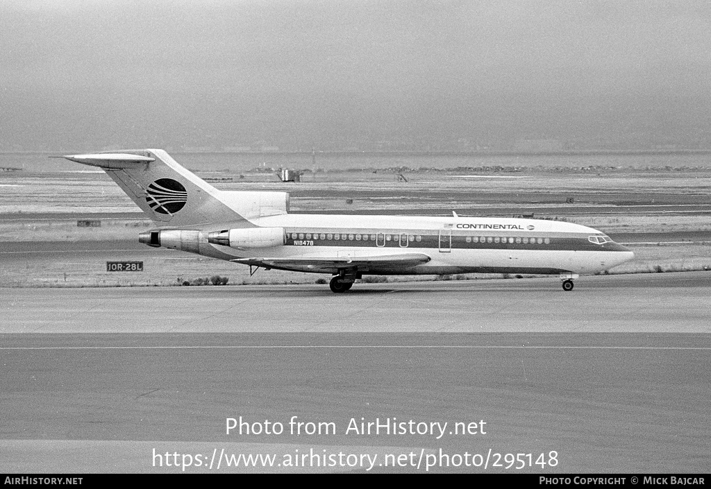 Aircraft Photo of N18478 | Boeing 727-30 | Continental Airlines | AirHistory.net #295148