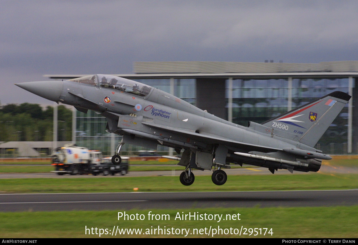 Aircraft Photo of ZH590 | Eurofighter EF-2000 Typhoon DA | UK - Air Force | AirHistory.net #295174