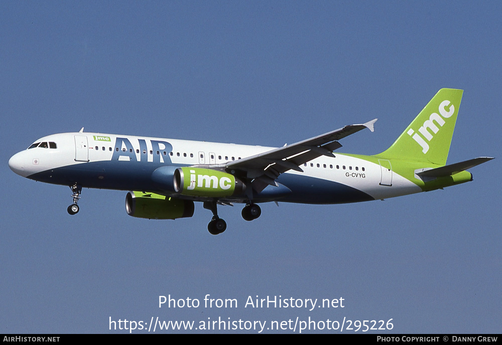 Aircraft Photo of G-CVYG | Airbus A320-231 | JMC Air | AirHistory.net #295226