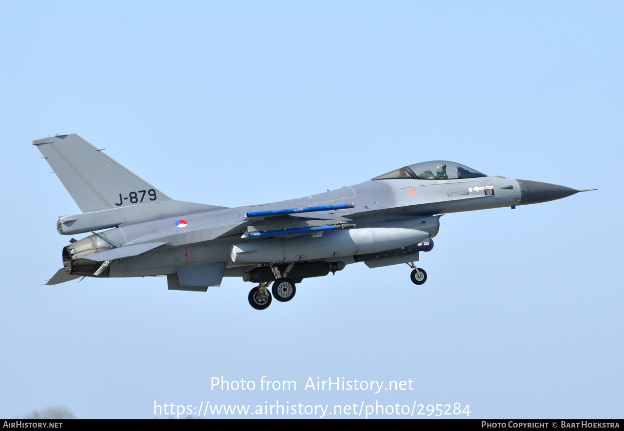 Aircraft Photo of J-879 | General Dynamics F-16AM Fighting Falcon | Netherlands - Air Force | AirHistory.net #295284