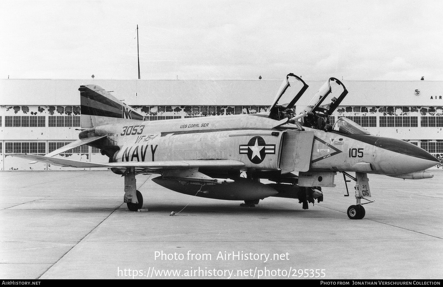 Aircraft Photo of 153053 | McDonnell Douglas F-4N Phantom II | USA - Navy | AirHistory.net #295355