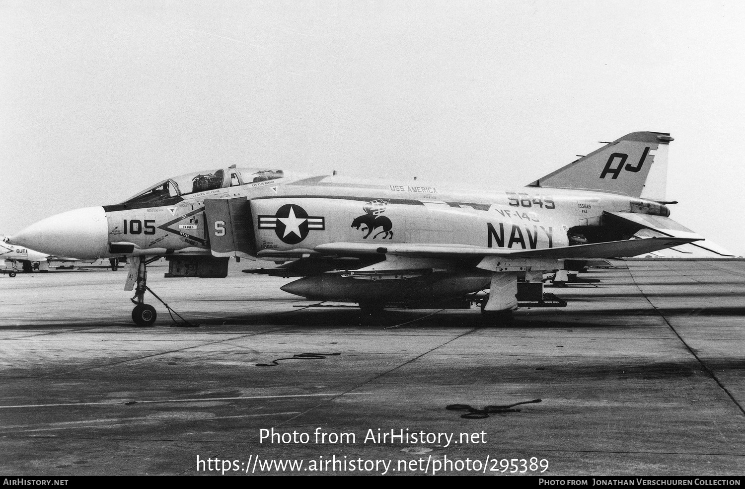 Aircraft Photo of 155845 | McDonnell Douglas F-4J Phantom II | USA - Navy | AirHistory.net #295389