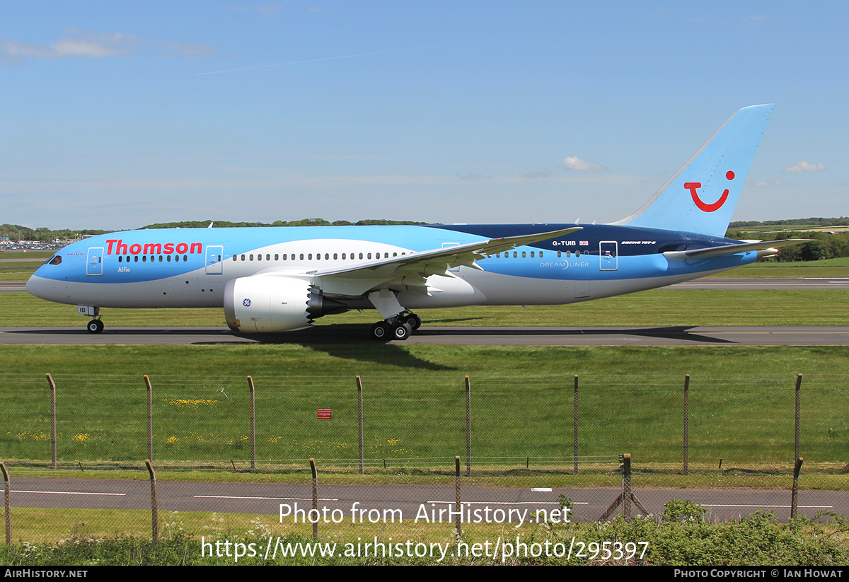 Aircraft Photo of G-TUIB | Boeing 787-8 Dreamliner | Thomson Airways | AirHistory.net #295397