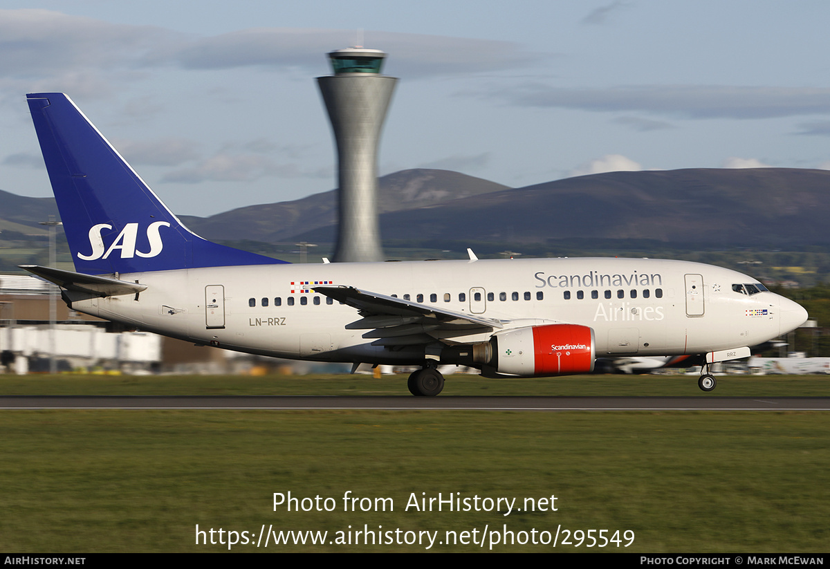 Aircraft Photo of LN-RRZ | Boeing 737-683 | Scandinavian Airlines - SAS | AirHistory.net #295549