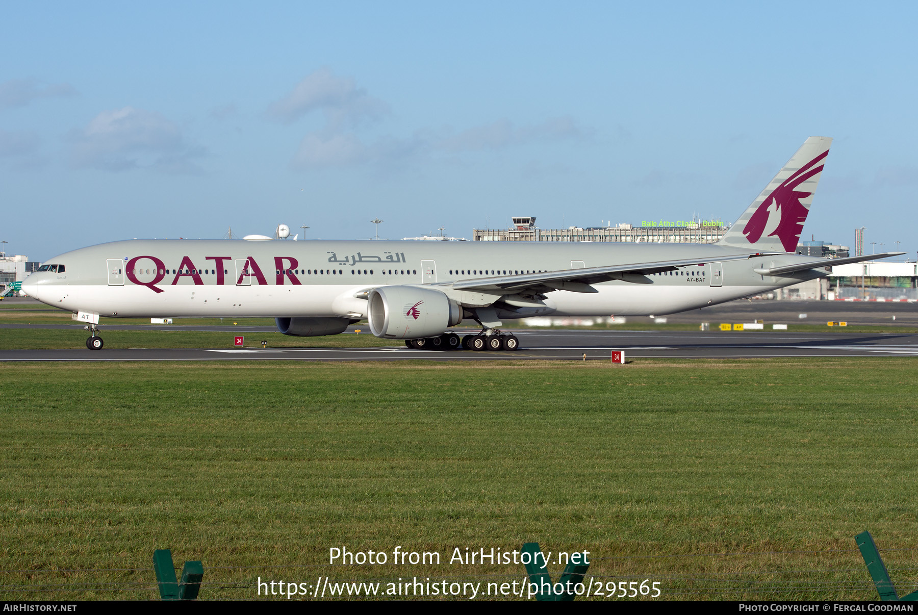 Aircraft Photo of A7-BAT | Boeing 777-3DZ/ER | Qatar Airways | AirHistory.net #295565