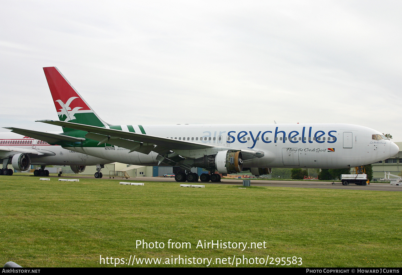 Aircraft Photo of N767HS | Boeing 767-204/ER | Air Seychelles | AirHistory.net #295583