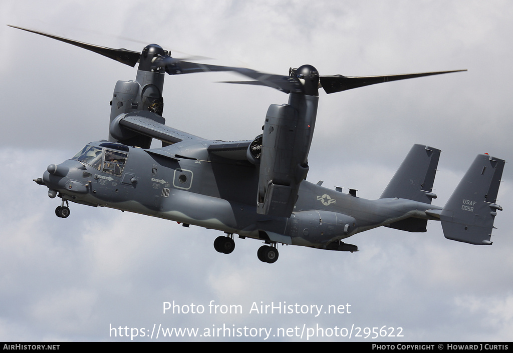 Aircraft Photo of 11-0058 / 0058 | Bell-Boeing CV-22B Osprey | USA - Air Force | AirHistory.net #295622