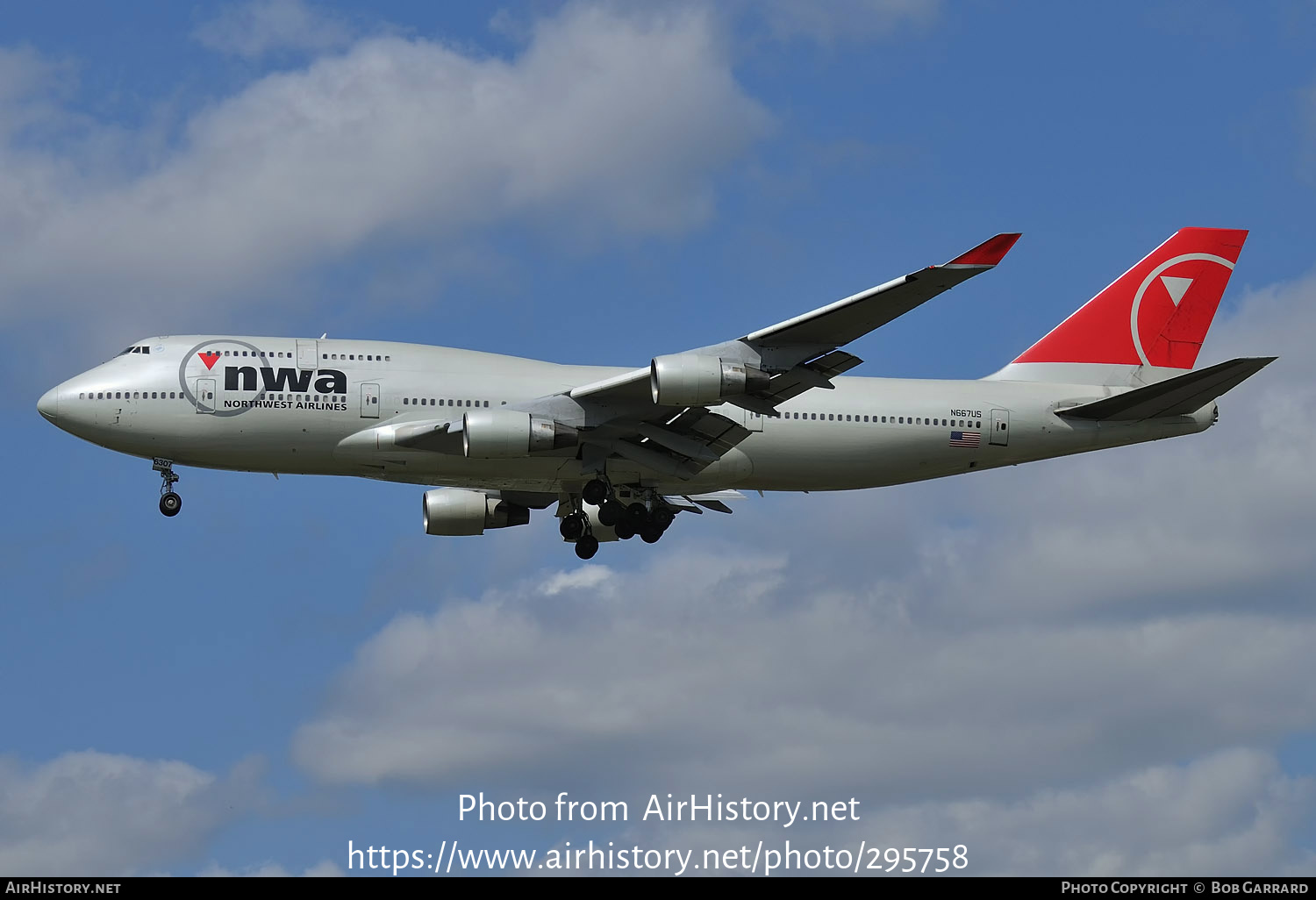 Aircraft Photo of N667US | Boeing 747-451 | Northwest Airlines | AirHistory.net #295758