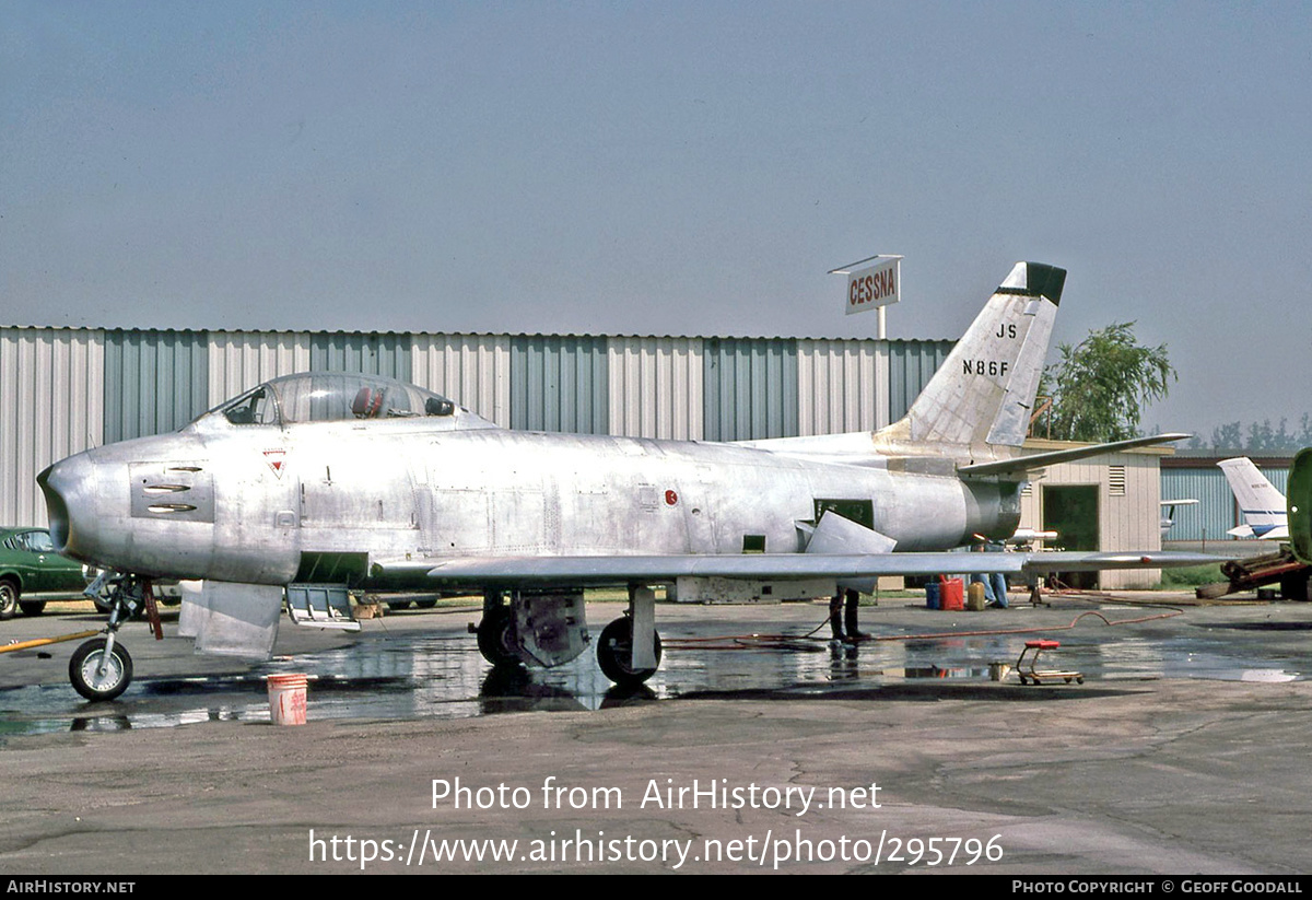 Aircraft Photo of N86F | North American F-86F Sabre | AirHistory.net #295796