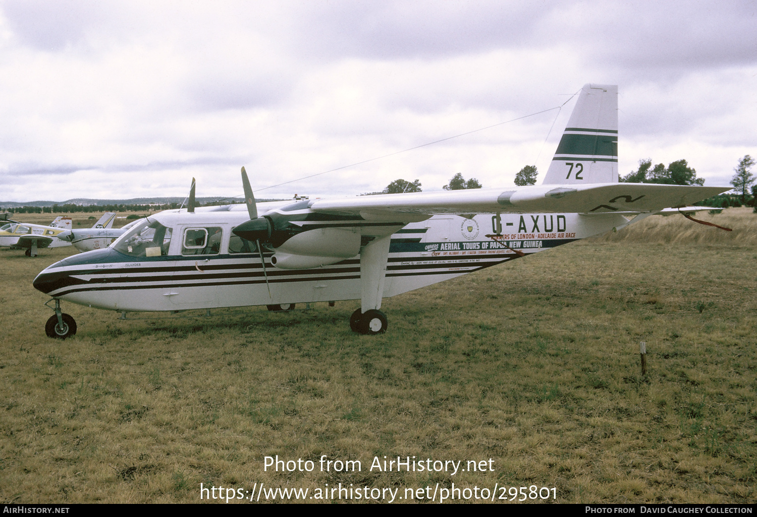 Aircraft Photo of G-AXUD | Britten-Norman BN-2A-26 Islander | Aerial Tours of Papua New Guinea | AirHistory.net #295801