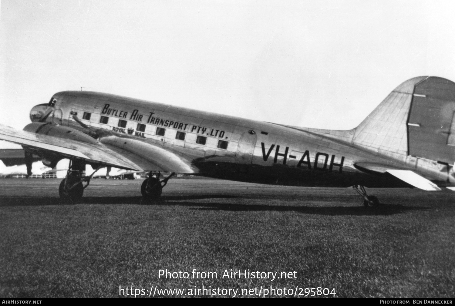 Aircraft Photo of VH-AOH | Douglas DC-3(C) | Butler Air Transport | AirHistory.net #295804