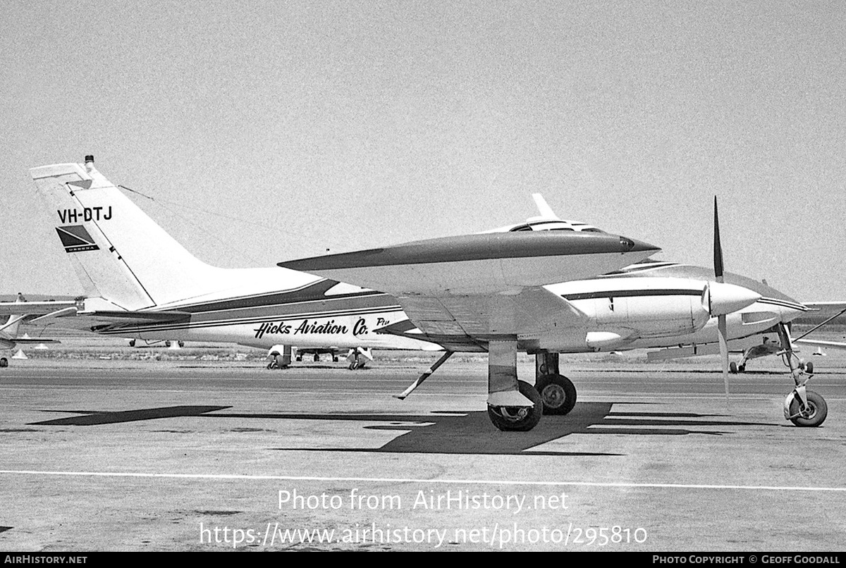 Aircraft Photo of VH-DTJ | Cessna 310L | Hicks Aviation | AirHistory.net #295810