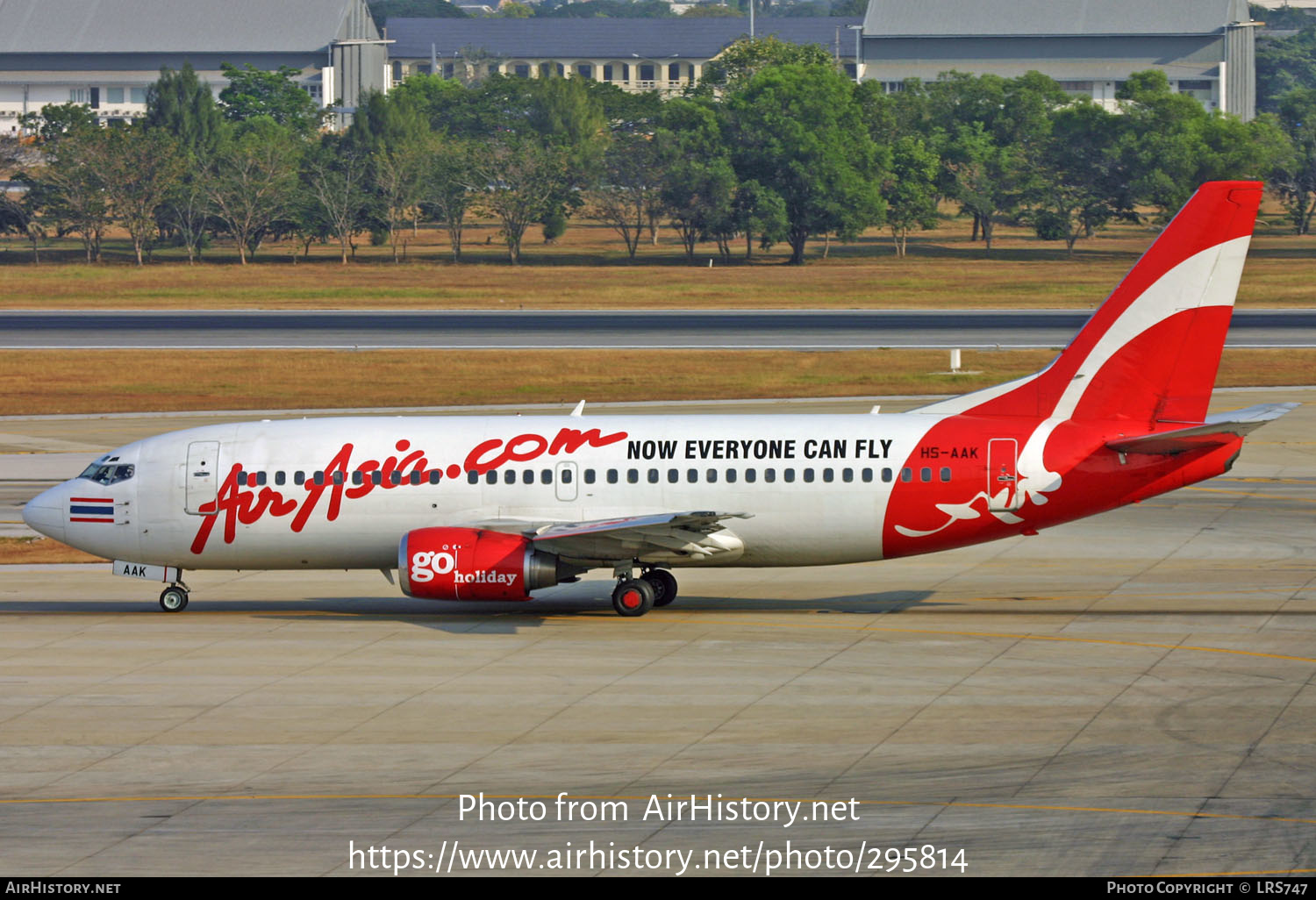 Aircraft Photo of HS-AAK | Boeing 737-301 | AirAsia | AirHistory.net #295814