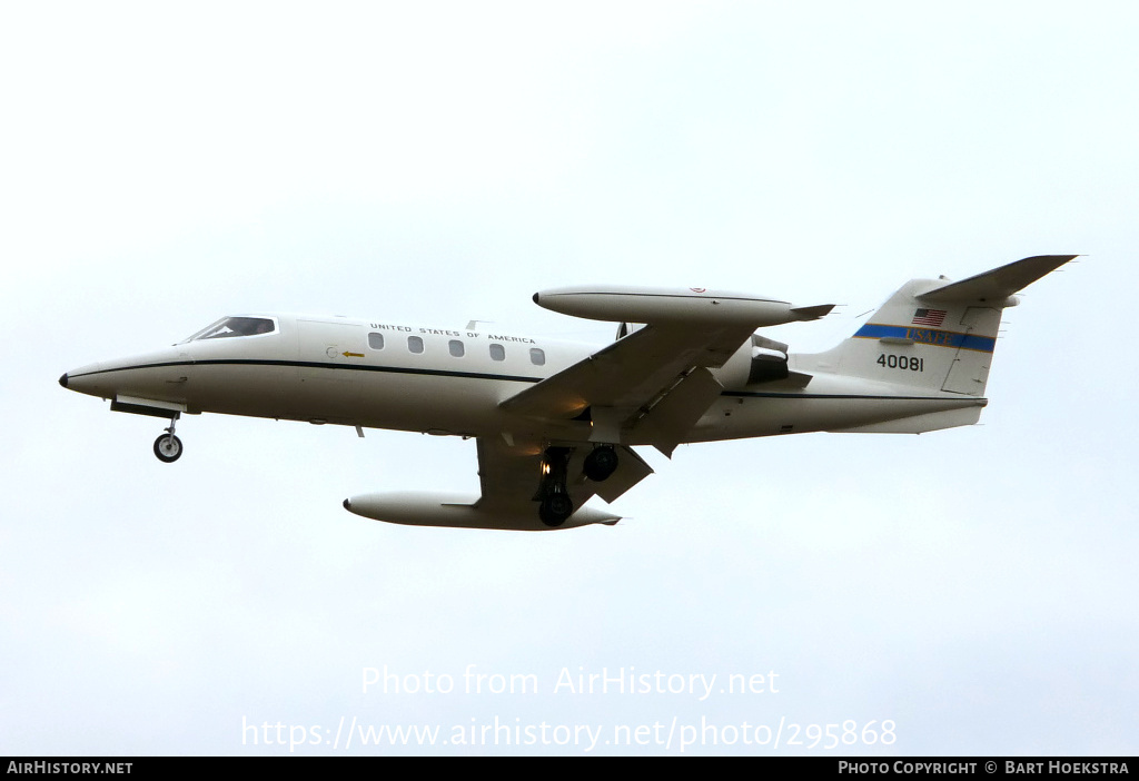 Aircraft Photo of 84-0081 / 40081 | Gates Learjet C-21A (35A) | USA - Air Force | AirHistory.net #295868