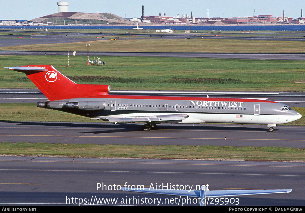 Aircraft Photo of N727RW | Boeing 727-2M7/Adv | Northwest Airlines | AirHistory.net #295903