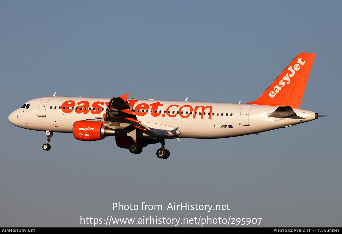 Aircraft Photo of G-EZUF | Airbus A320-214 | EasyJet | AirHistory.net #295907