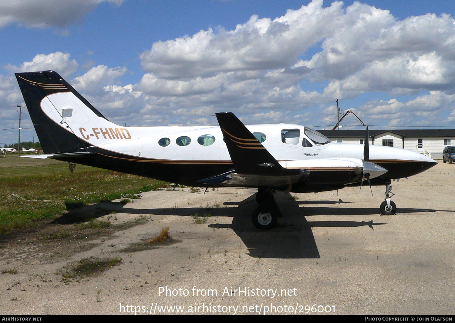 Aircraft Photo of C-FHMD | Cessna 414A Chancellor | AirHistory.net #296001