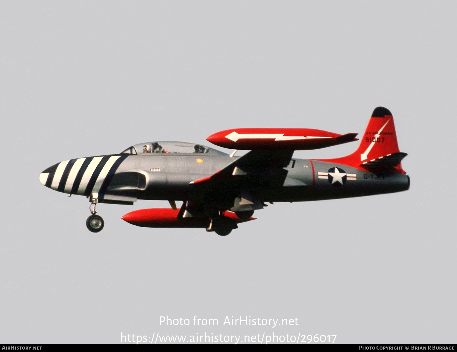 Aircraft Photo of G-TJET / 91007 | Lockheed T-33A | USA - Air Force | AirHistory.net #296017