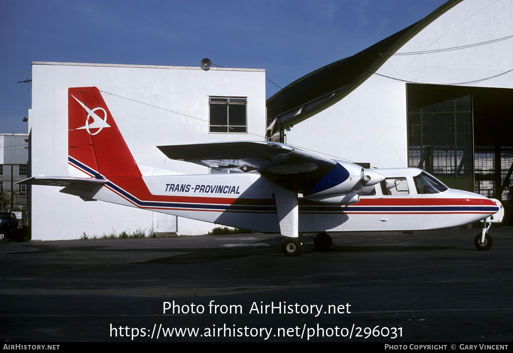 Aircraft Photo of C-GTPB | Britten-Norman BN-2A-6 Islander | Trans-Provincial Airlines | AirHistory.net #296031