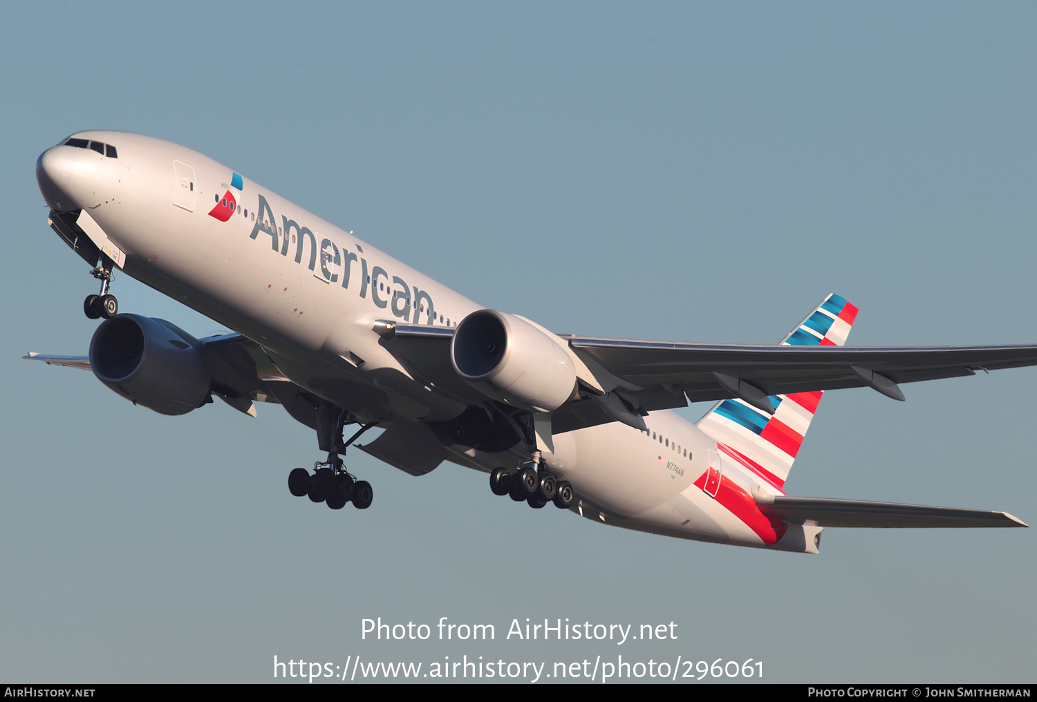 Aircraft Photo of N774AN | Boeing 777-223/ER | American Airlines | AirHistory.net #296061