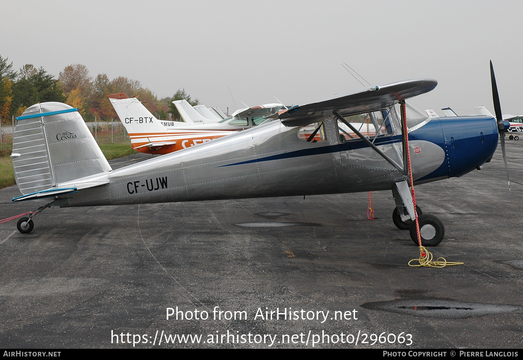 Aircraft Photo of CF-UJW | Cessna 120 | AirHistory.net #296063