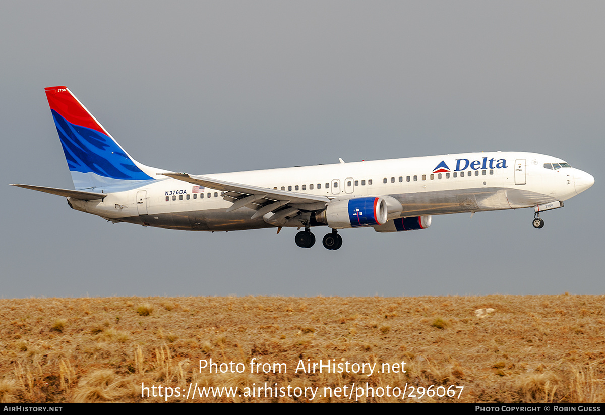 Aircraft Photo of N376DA | Boeing 737-832 | Delta Air Lines | AirHistory.net #296067