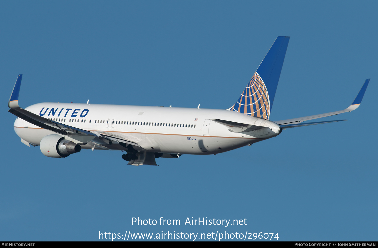 Aircraft Photo of N676UA | Boeing 767-322/ER | United Airlines | AirHistory.net #296074