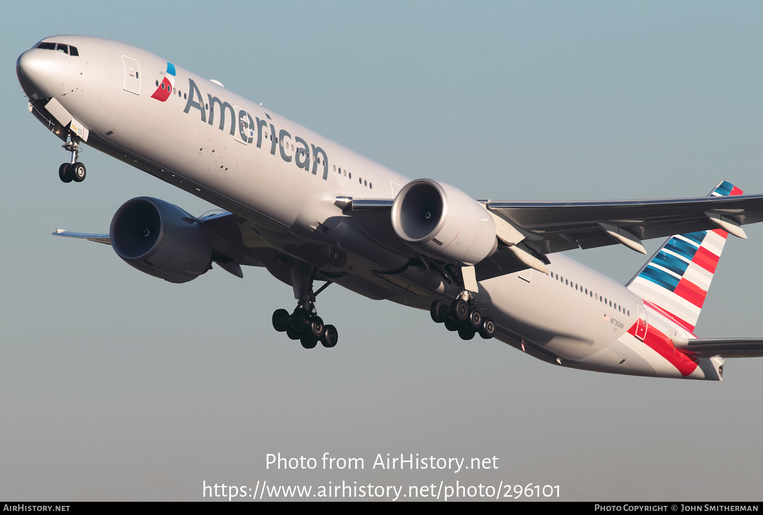 Aircraft Photo of N730AN | Boeing 777-323/ER | American Airlines | AirHistory.net #296101