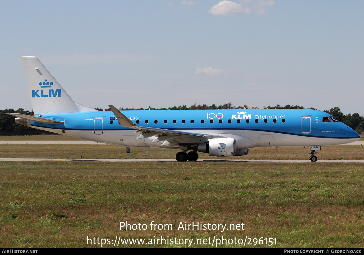 Aircraft Photo of PH-EXS | Embraer 175STD (ERJ-170-200STD) | KLM Cityhopper | AirHistory.net #296151