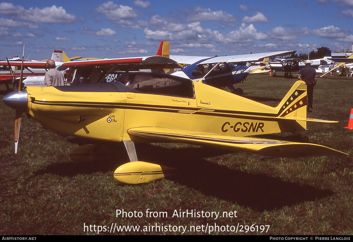 Aircraft Photo of C-GSNR | Monnett Sonerai IIL | AirHistory.net #296197