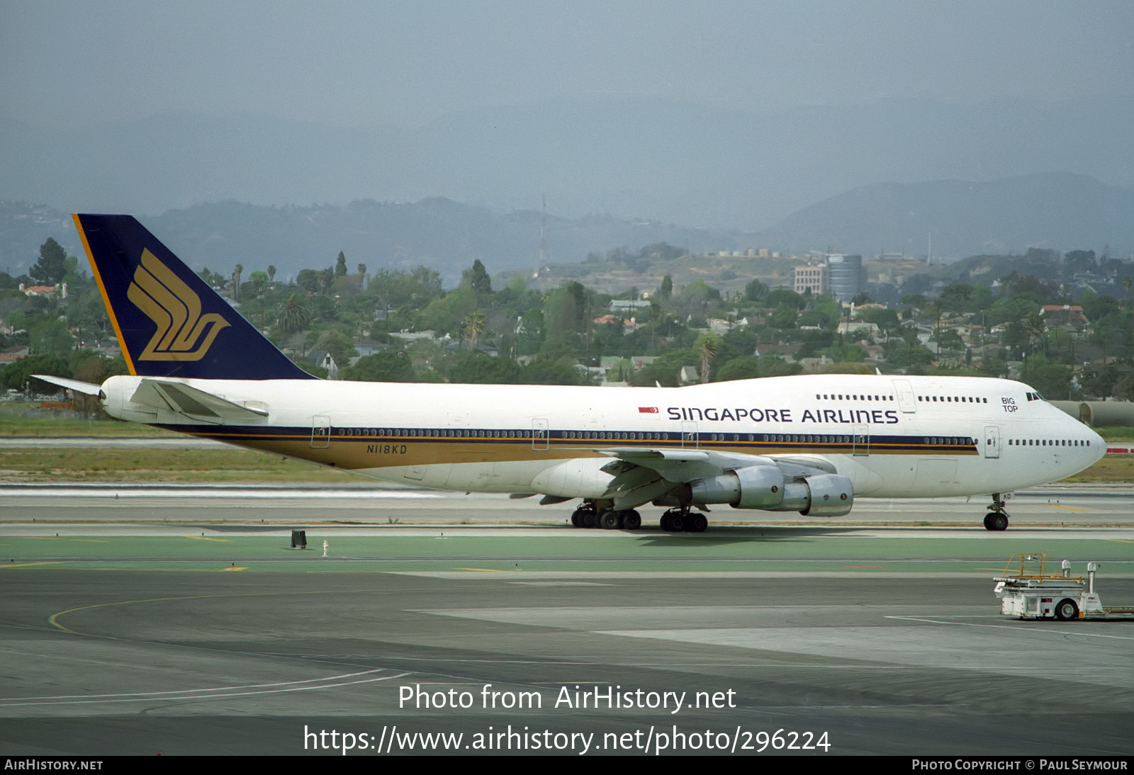 Aircraft Photo of N118KD | Boeing 747-312 | Singapore Airlines | AirHistory.net #296224