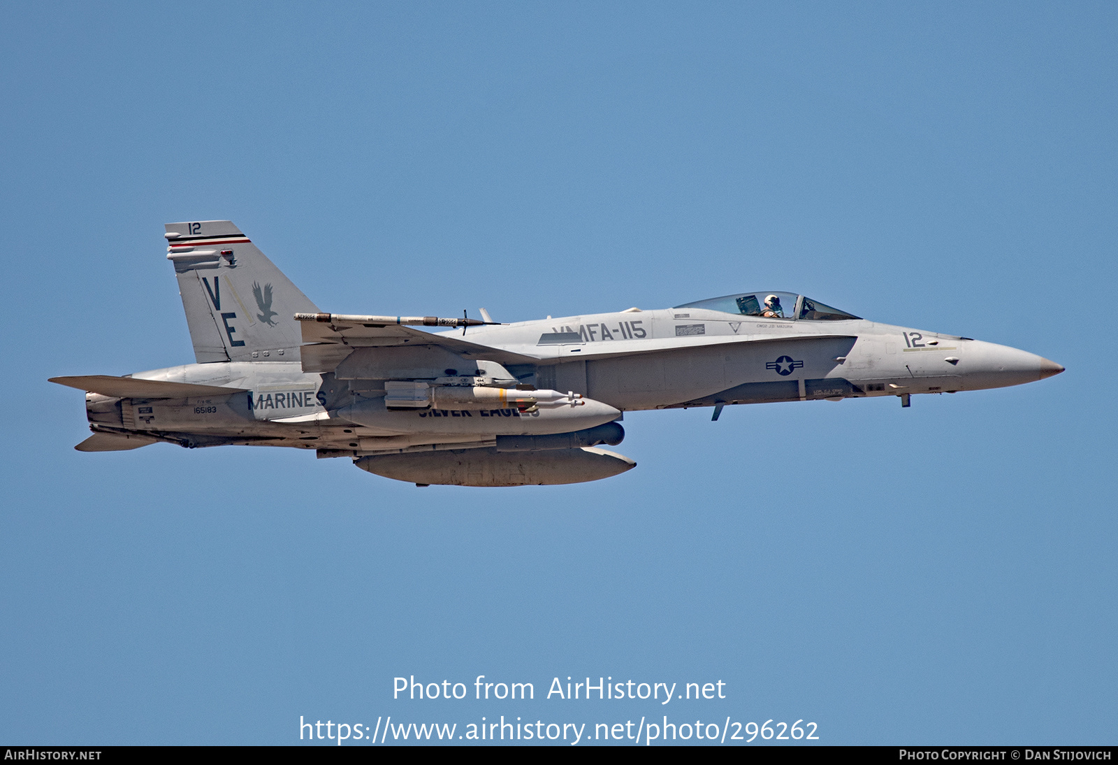 Aircraft Photo of 165183 | McDonnell Douglas F/A-18C Hornet | USA - Marines | AirHistory.net #296262