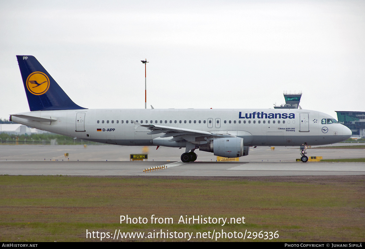 Aircraft Photo of D-AIPP | Airbus A320-211 | Lufthansa | AirHistory.net #296336