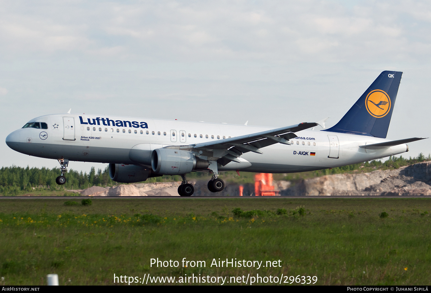 Aircraft Photo of D-AIQK | Airbus A320-211 | Lufthansa | AirHistory.net #296339