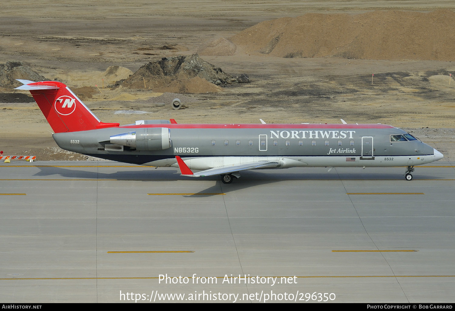 Aircraft Photo of N8532G | Bombardier CRJ-200LR (CL-600-2B19) | Northwest Jet Airlink | AirHistory.net #296350